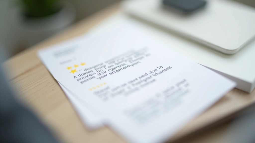 Beispiele unserer Bewertungskarten-Designs